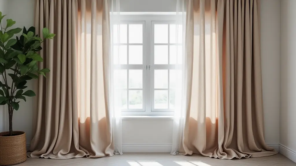 Professional tailor shortening curtains to perfect length with precision stitching
